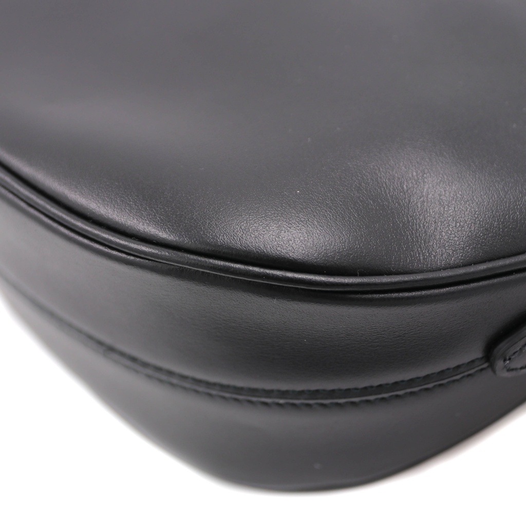 Prada Triangle-Logo Zip-Top Shoulder Bag Black - Luxury Handbag